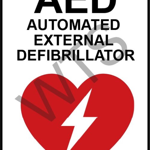 Sign - AED