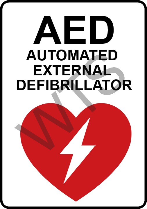 Sign - AED