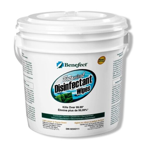 Benefect Botanical Disinfectant Wipes - 6"x7" (250 Wipes)