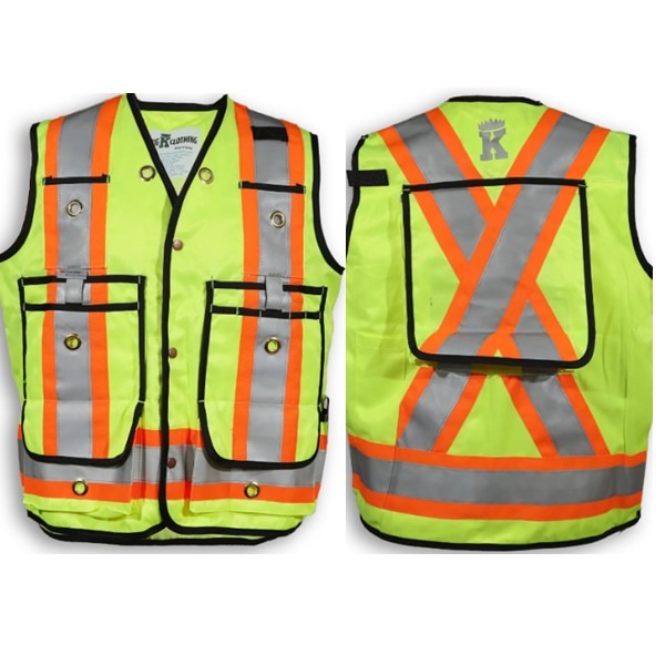 Poly/Cotton Surveyor Safety Vest