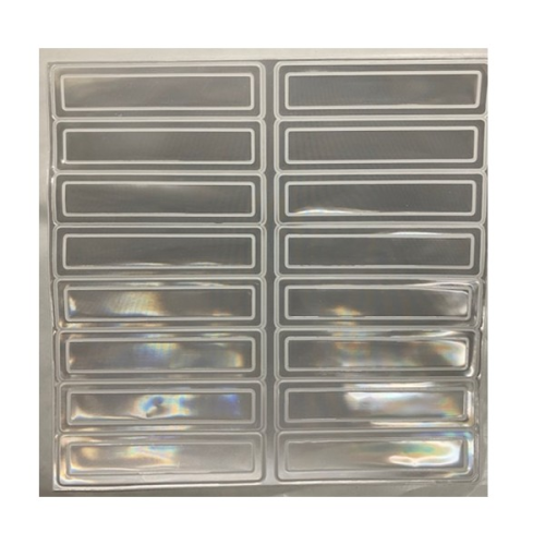 Dyna-Lite™ Reflective Kit for Hard Hats - Silver - 1" x 4" (16/pkg)