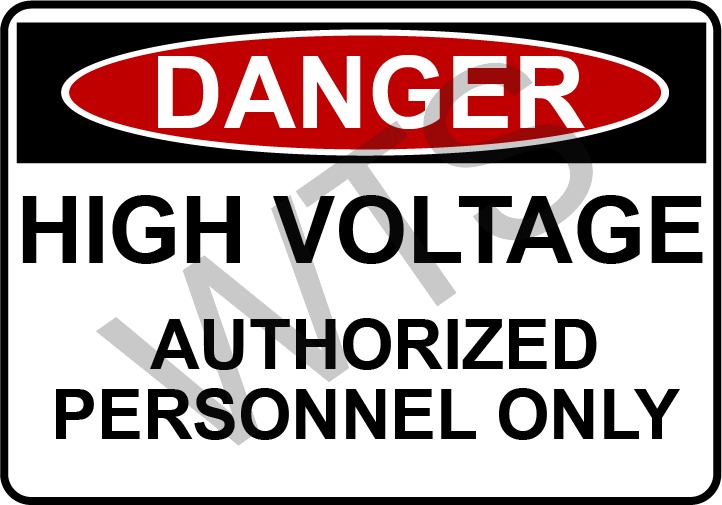 Danger Sign - High Voltage
