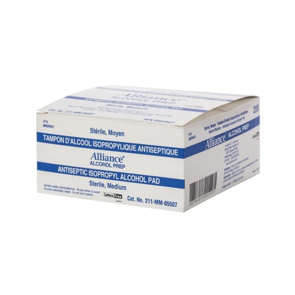 Alcohol Prep Pads - M (200/box)