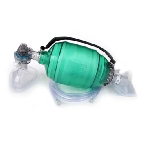 Manually operated self-inflating bag-valve mask-adult