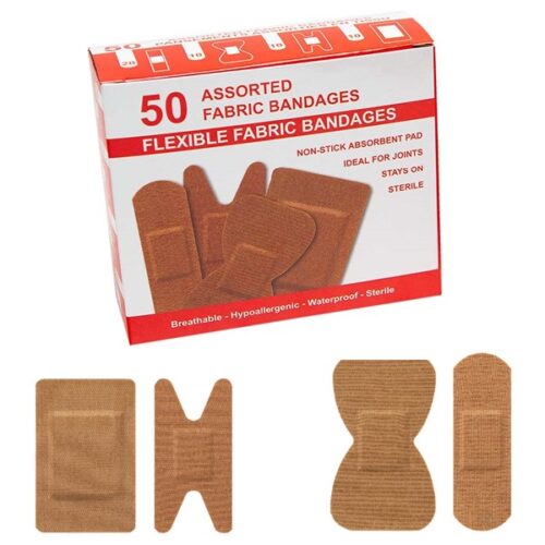 Assorted Flexible Fabric Bandages (50/box)