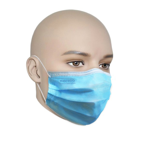 Medical Mask, Pro-Tec, Disposable, Blue, 3Ply #5633 (50/Box)