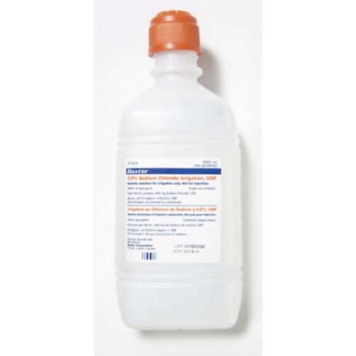 Normal saline 0.9% sodium chloride for irrigation (1 L)