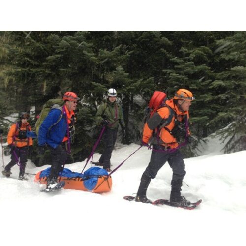 Stretcher, Full SKED, Basic Rescue System, Orange W/Cobra Buckles