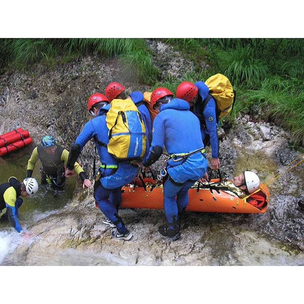 Stretcher, Full SKED, Basic Rescue System, Orange W/Cobra Buckles