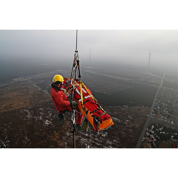 Stretcher, Full SKED, Basic Rescue System, Orange W/Cobra Buckles