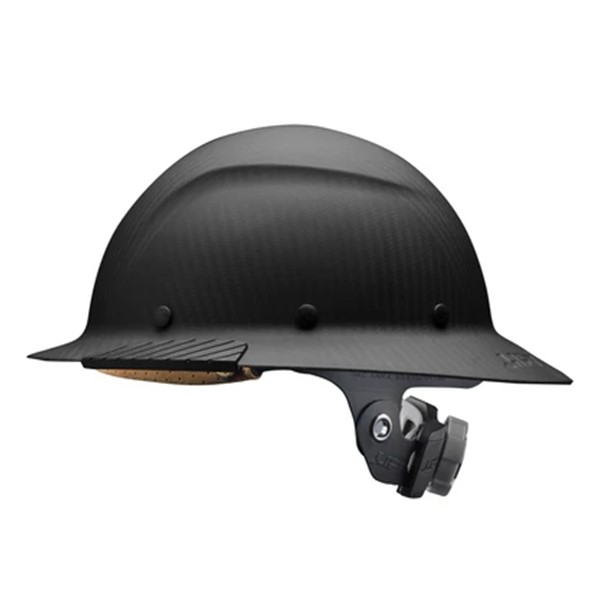DAX Carbon Fibre Full Brim Hard Hat - Matte