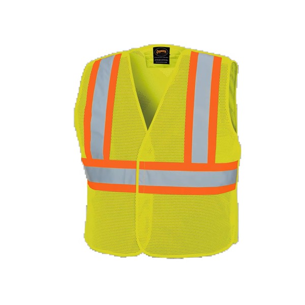 Hi-Vis Poly Mesh Safety Vest - Yellow/Green