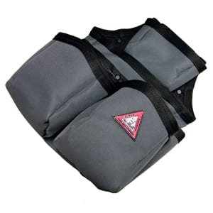 Heavy Duty Tool Bag for Harness - Black/Gray - 3-Pouch