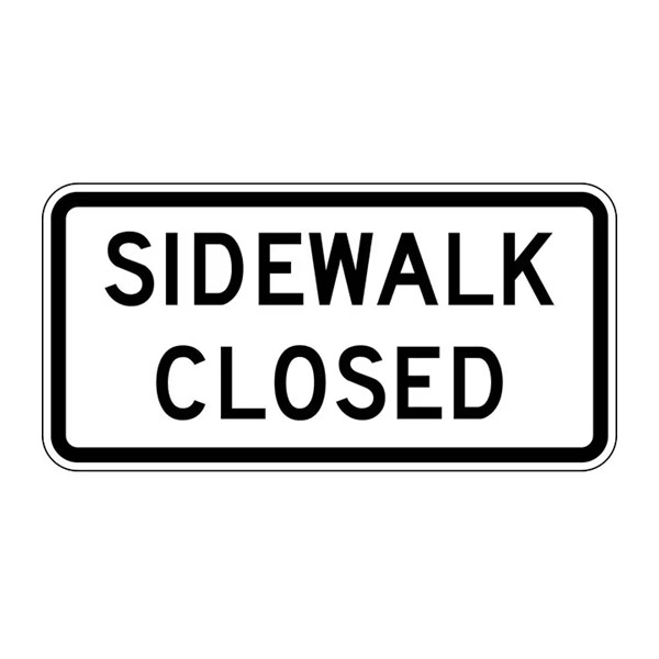 Sidewalk Closed (C-202)