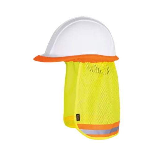 Hi-Vis Mesh Cooling Hard Hat Sunshade - Yellow