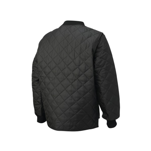 Quilted Freezer Jacket - Black