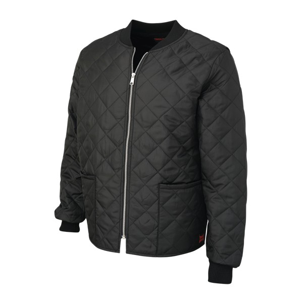 Quilted Freezer Jacket - Black