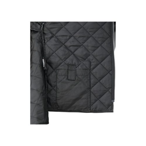 Quilted Freezer Jacket - Black