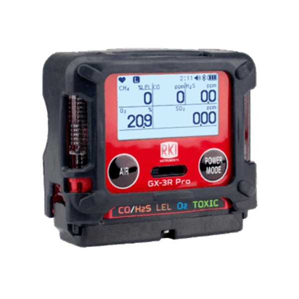 GX-3R Pro – Gas Detector with Bluetooth – (LEL/O2/H2S/CO) (Kit)