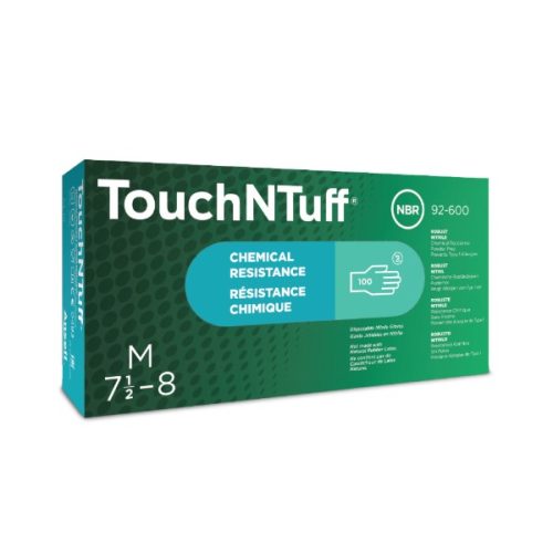 Gloves, Nitrile, Teal, Touch N Tuff, 5Mil (92-600)