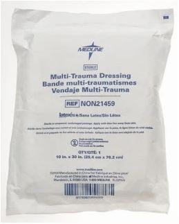 Abdominal Pad, 10x30 Sterile 25cm x 76cm