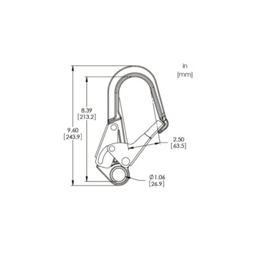 Hook Form Snap 2-1/2 5870