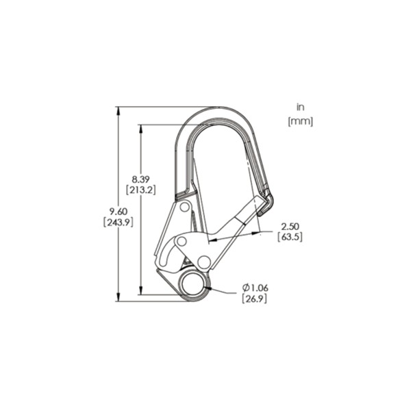 Hook Form Snap 2-1/2 5870